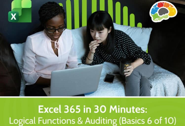 Excel 365 in 30 Minutes - Logical Functions & Auditing (Basics 6 of 10)