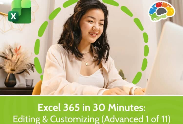 Excel 365 in 30 Minutes - Editing & Customizing (Advanced 1 of 11)
