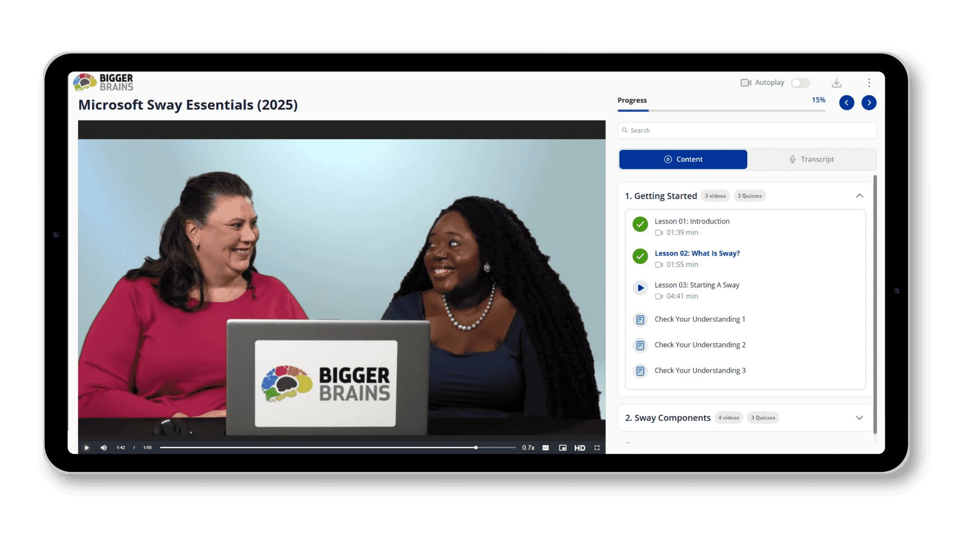 Premium SCORM Content designed for any SCORM-compliant LMS.